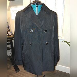 Esprit Double-Breasted Black Jacket